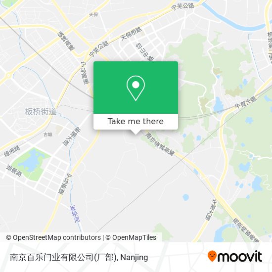 南京百乐门业有限公司(厂部) map