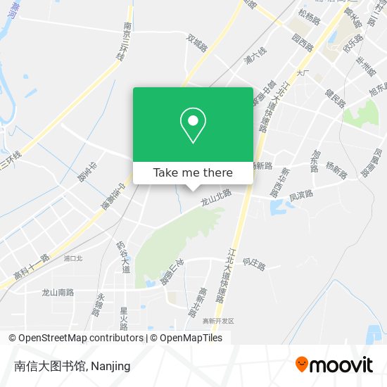 南信大图书馆 map