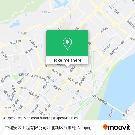 中建安装工程有限公司江北新区办事处 map