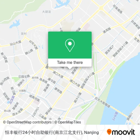 恒丰银行24小时自助银行(南京江北支行) map