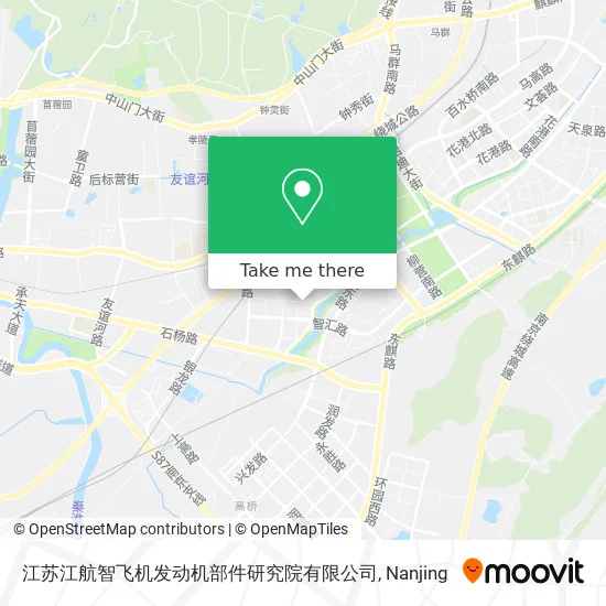 江苏江航智飞机发动机部件研究院有限公司 map