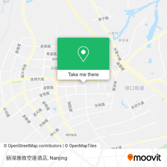 丽湖雅致空港酒店 map
