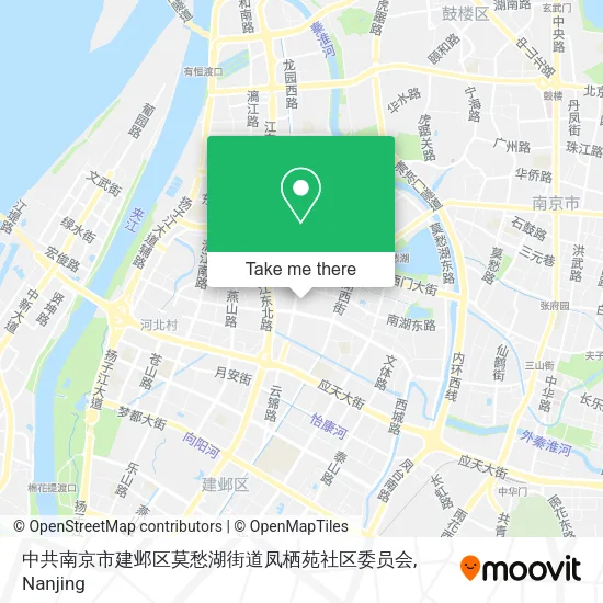 中共南京市建邺区莫愁湖街道凤栖苑社区委员会 map