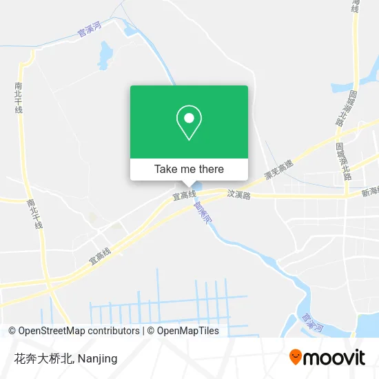花奔大桥北 map