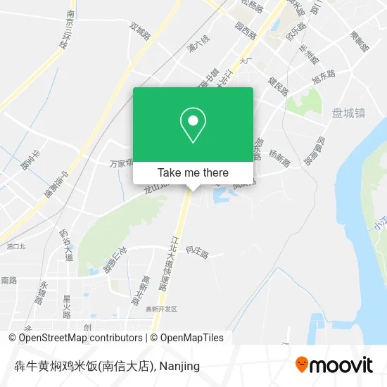 犇牛黄焖鸡米饭(南信大店) map