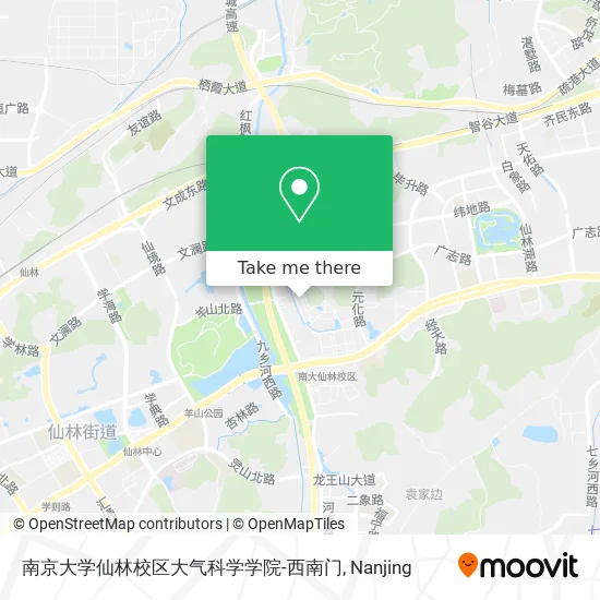 南京大学仙林校区大气科学学院-西南门 map