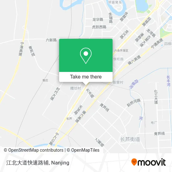 江北大道快速路辅 map