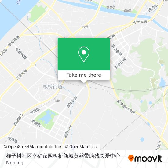 柿子树社区幸福家园板桥新城黄丝带助残关爱中心 map