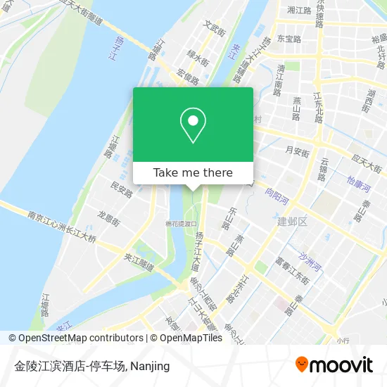 金陵江滨酒店-停车场 map