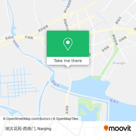 湖滨花苑-西南门 map