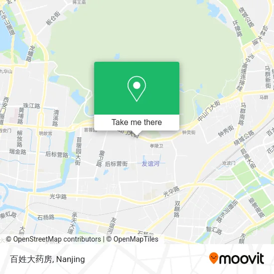 百姓大药房 map