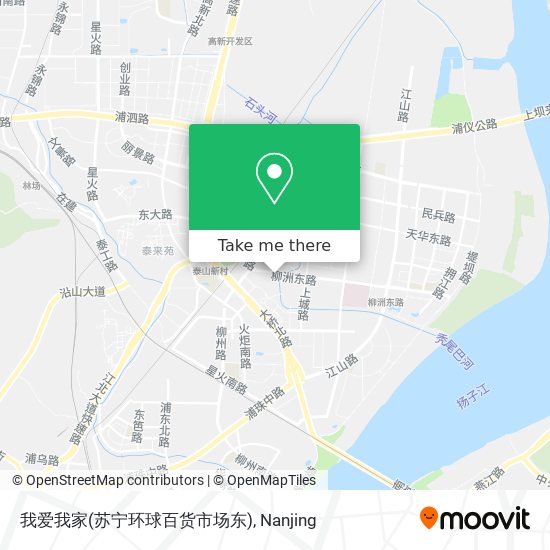 我爱我家(苏宁环球百货市场东) map