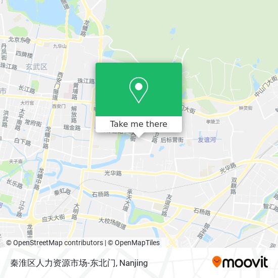 秦淮区人力资源市场-东北门 map