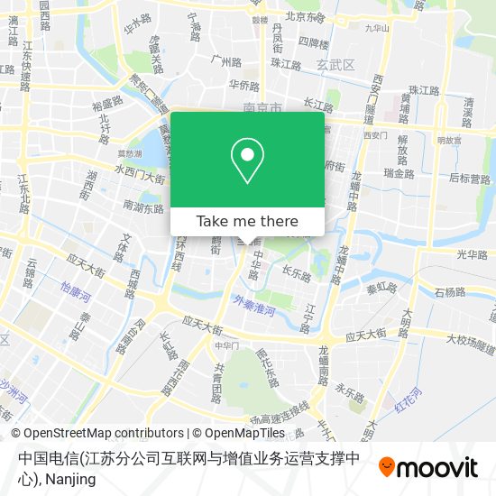 中国电信(江苏分公司互联网与增值业务运营支撑中心) map