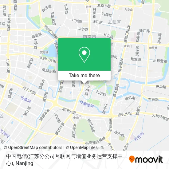 中国电信(江苏分公司互联网与增值业务运营支撑中心) map
