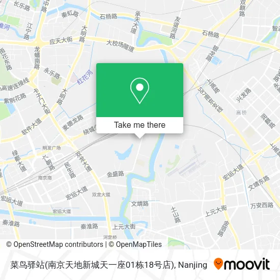 菜鸟驿站(南京天地新城天一座01栋18号店) map