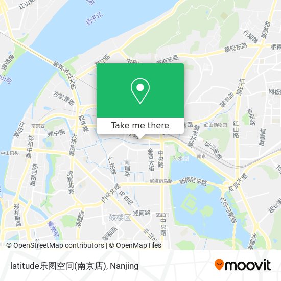 latitude乐图空间(南京店) map