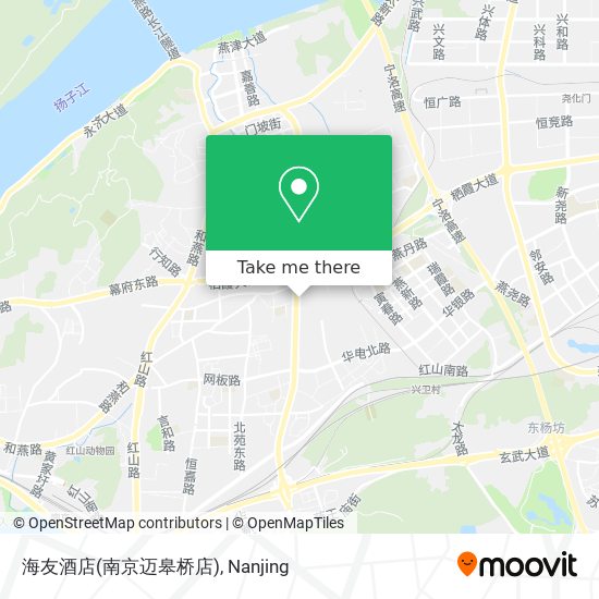海友酒店(南京迈皋桥店) map