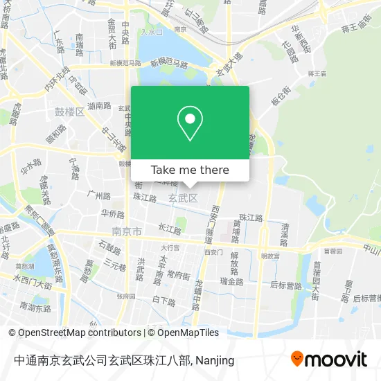 中通南京玄武公司玄武区珠江八部 map