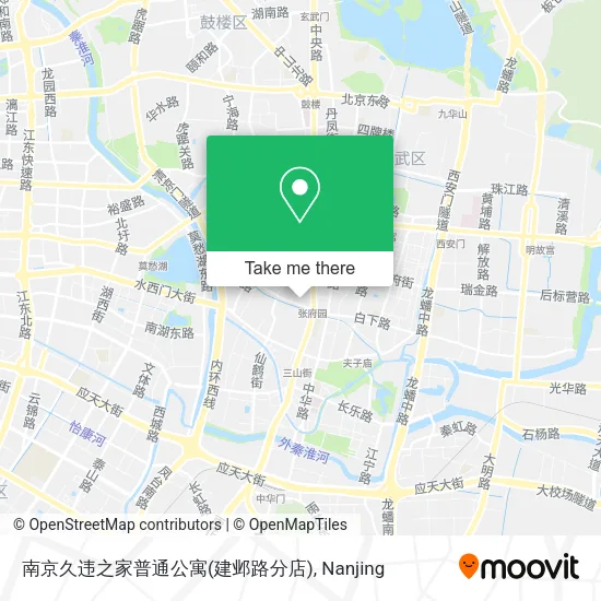 南京久违之家普通公寓(建邺路分店) map
