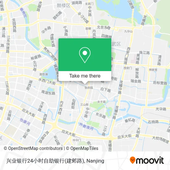 兴业银行24小时自助银行(建邺路) map