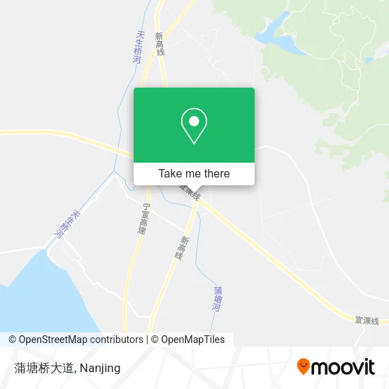 蒲塘桥大道 map