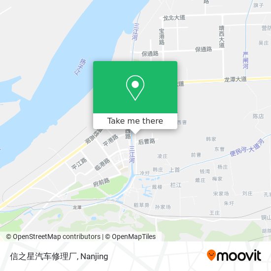 信之星汽车修理厂 map