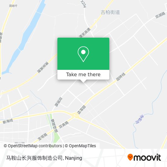 马鞍山长兴服饰制造公司 map