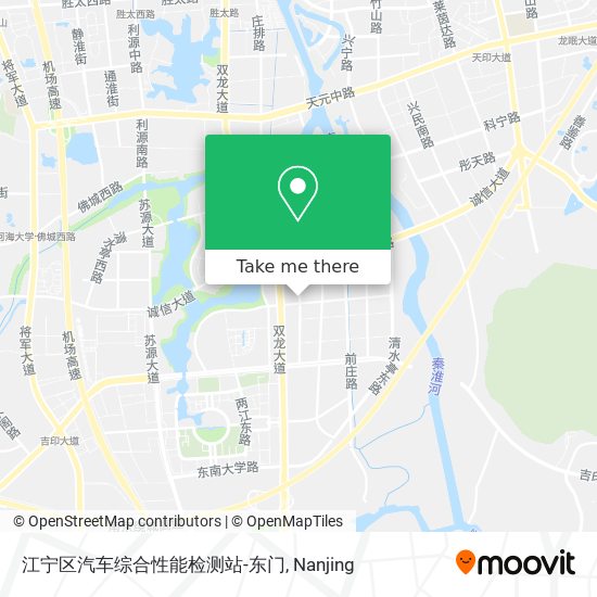 江宁区汽车综合性能检测站-东门 map