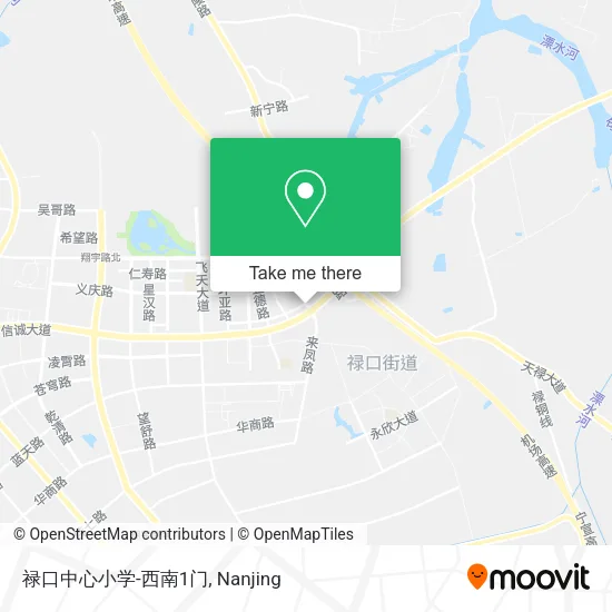 禄口中心小学-西南1门 map
