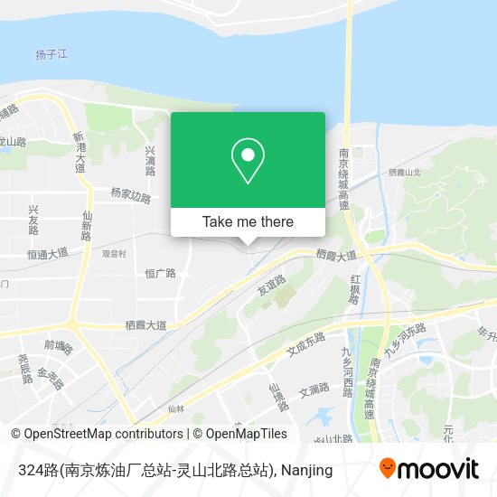324路(南京炼油厂总站-灵山北路总站) map