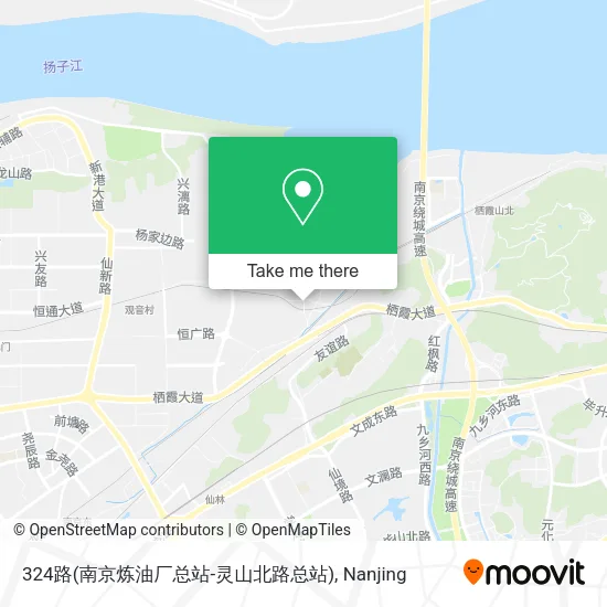 324路(南京炼油厂总站-灵山北路总站) map