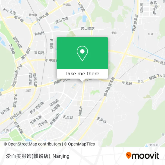 爱而美服饰(麒麟店) map