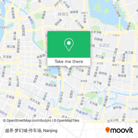 越界·梦幻城-停车场 map
