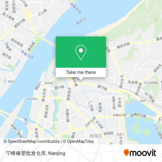 宁峰橡塑批发仓库 map