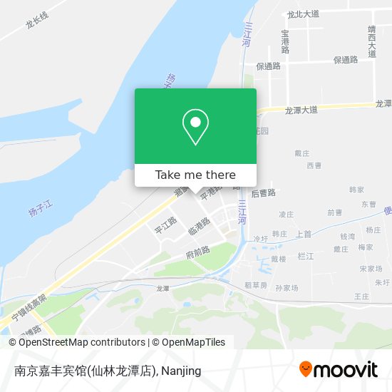 南京嘉丰宾馆(仙林龙潭店) map