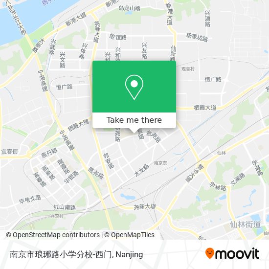 南京市琅琊路小学分校-西门 map