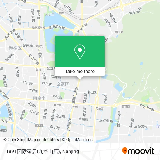 1891国际家居(九华山店) map