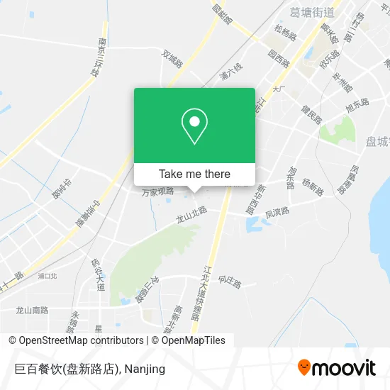 巨百餐饮(盘新路店) map