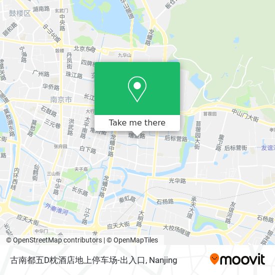 古南都五D枕酒店地上停车场-出入口 map