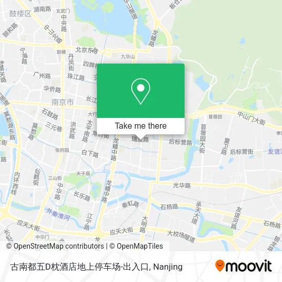 古南都五D枕酒店地上停车场-出入口 map