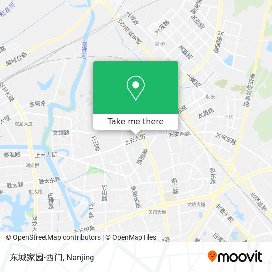 东城家园-西门 map