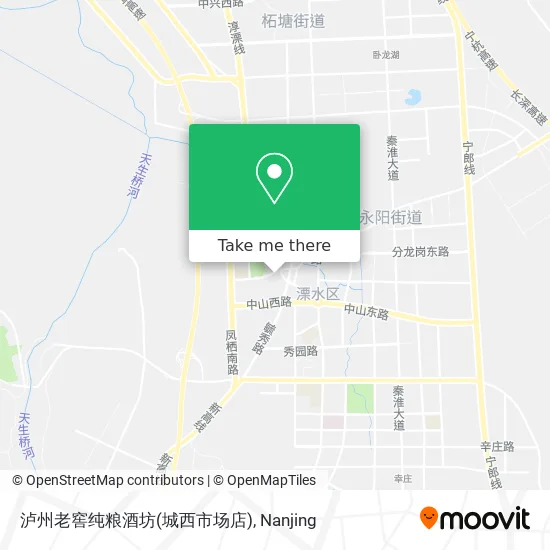泸州老窖纯粮酒坊(城西市场店) map