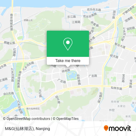 M&G(仙林湖店) map