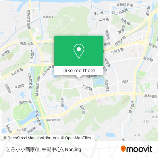 艺丹小小画家(仙林湖中心) map