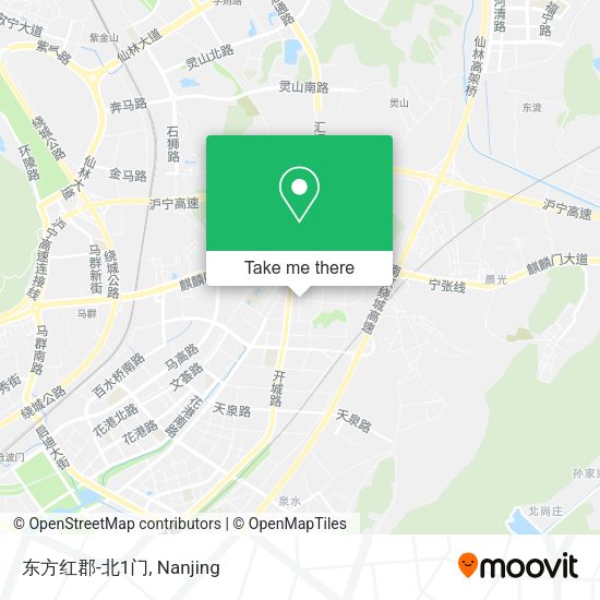 东方红郡-北1门 map