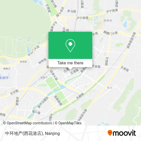 中环地产(西花港店) map