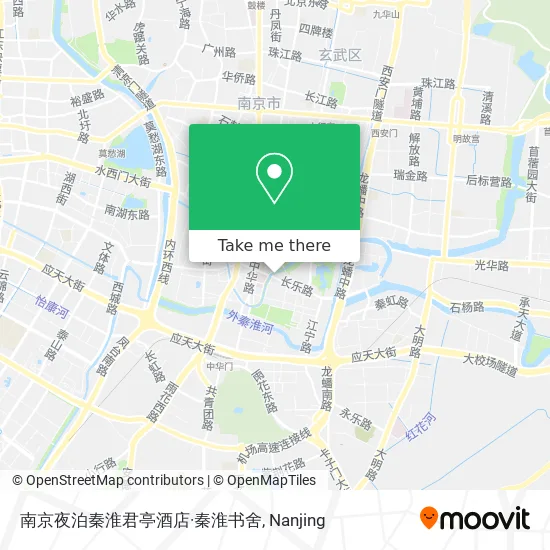 南京夜泊秦淮君亭酒店·秦淮书舍 map