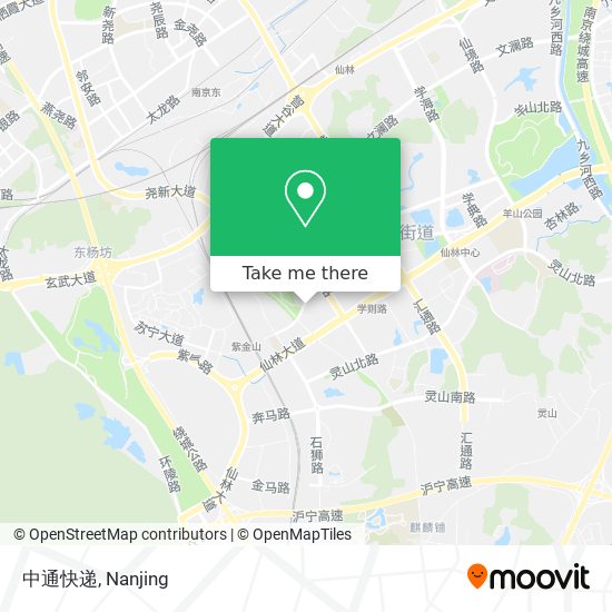 中通快递 map