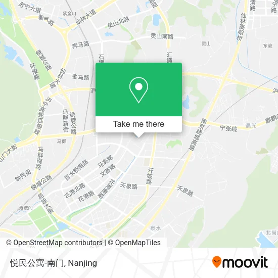悦民公寓-南门 map